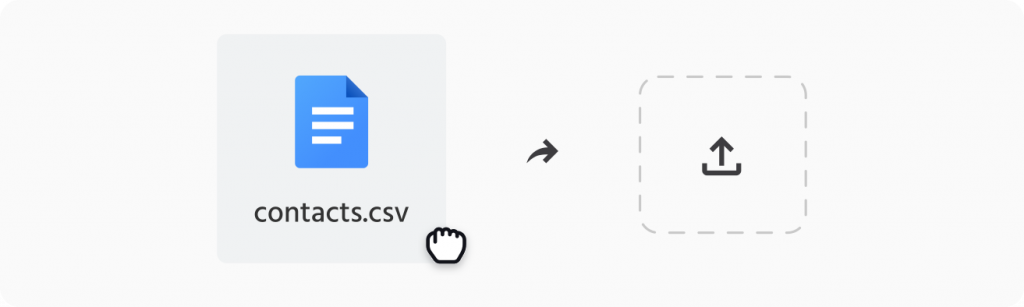CSV file being uploaded into Mocean SMS Messaging Campaign dashboard for seamless contact import and management in Malaysia.